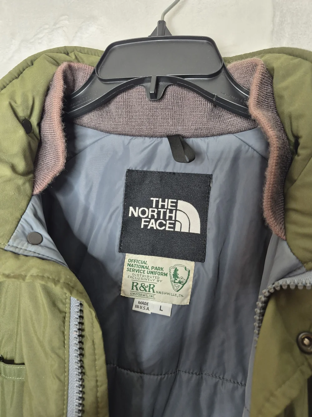 Vintage 80s The North Face National Park Service NPS Uniform Jacket USA Large